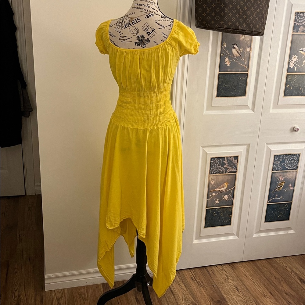 🍎Yellow Women's Dress - Picture 3 of 14